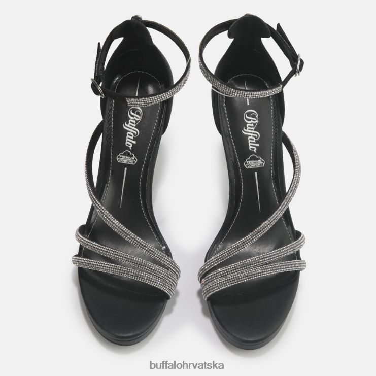 crno Buffalo serena shine sandala veganska |sandale TDD6T625